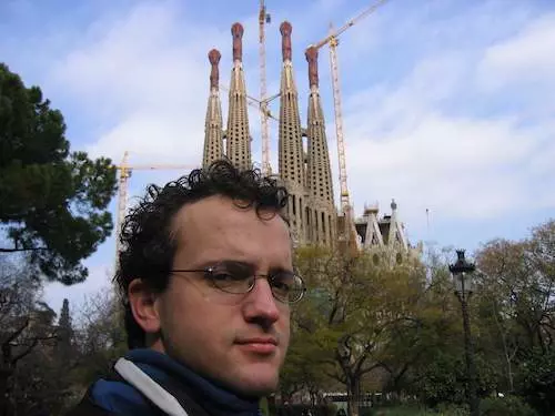 For contrast, here I am in 2006 in front of the same cathedral. We're both looking rather younger.