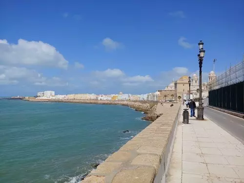 Cadiz, southwestern Spain. Looking out over the Atlantic